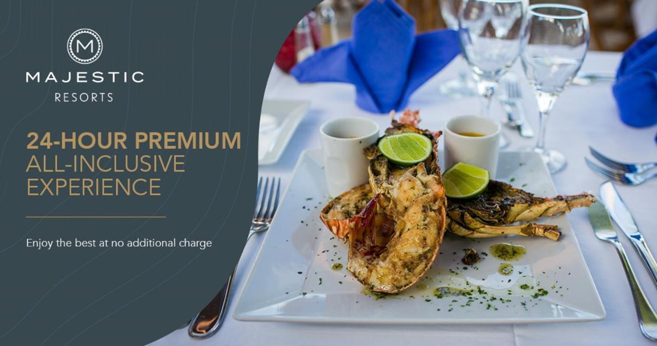 Majestic Colonial Punta Cana (Adults Only) Ngoại thất bức ảnh A lobster prepared at the restaurant
